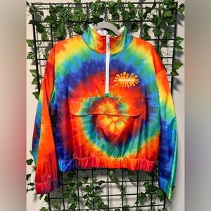 Nickelodeon Tie-Dye Pullover Jacket - Rainbow